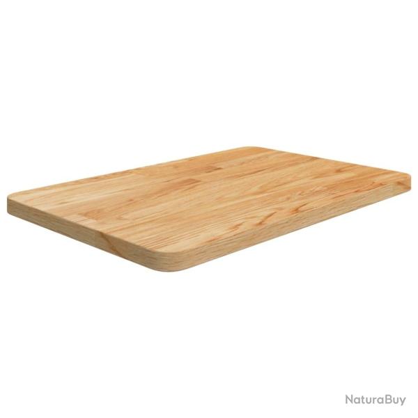 Comptoir de salle de bain Marron clair 60x40x2,5 cm Bois trait�