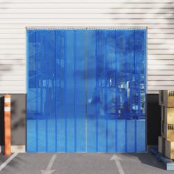 Rideau de porte bleu 200 mmx1,6 mm 10 m PVC alsavelo