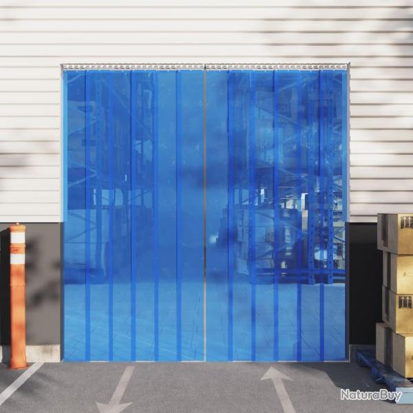 Rideau de porte bleu 200 mmx1,6 mm 10 m PVC alsavelo