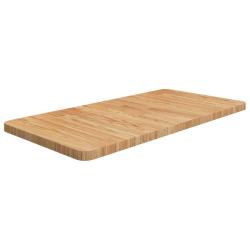 Comptoir de salle de bain Marron clair 80x40x2,5 cm Bois trait&eacute;