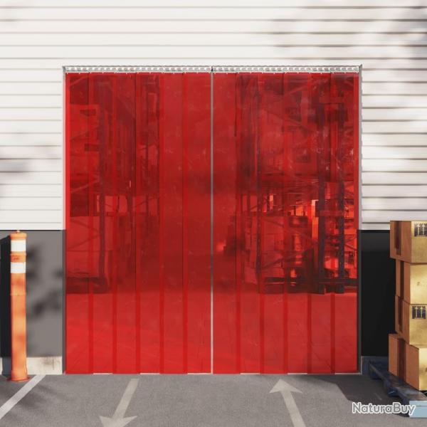 Rideau de porte rouge 200 mmx1,6 mm 50 m PVC alsavelo