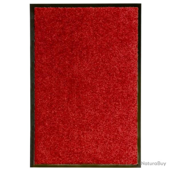 Paillasson lavable Rouge 40x60 cm alsavelo