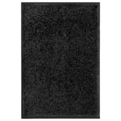 Paillasson lavable Noir 40x60 cm alsavelo