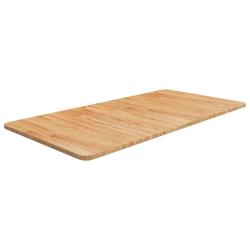 Comptoir de salle de bain Marron clair 100x50x1,5cm Bois trait&eacute;