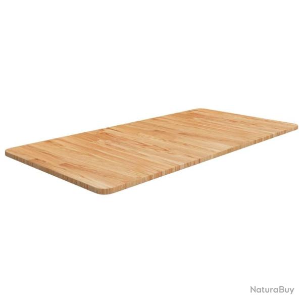 Comptoir de salle de bain Marron clair 100x50x1,5cm Bois trait�