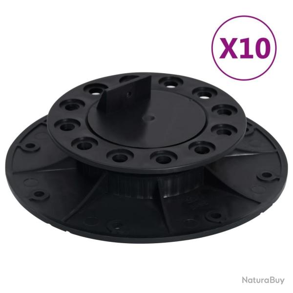 Pieds de terrasse r�glables 10 pcs 25-40 mm