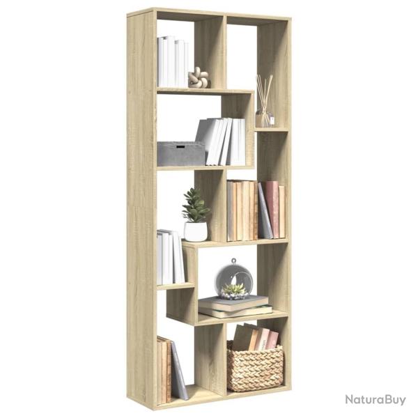 �tag�re s�paratrice de pi�ce ch�ne sonoma 67x25x161,5 cm