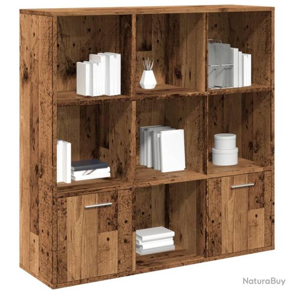 Meuble vieux bois 98x29x97,5 cm bois d'ing�nierie alsavelo