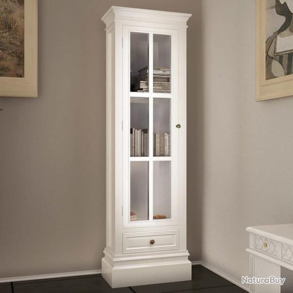 Meuble de biblioth�que avec 3 �tag�res Blanc Bois alsavelo