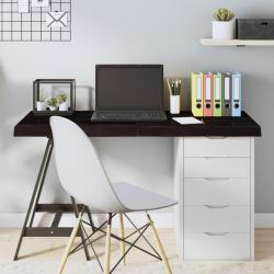 Dessus de table marron fonc&eacute; bois ch&ecirc;ne massif trait&eacute; alsavelo