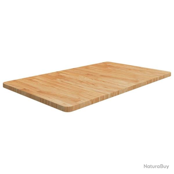 Comptoir de salle de bain Marron clair 100x60x2,5cm Bois trait�