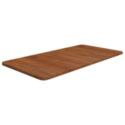 Comptoir de salle de bain Marron fonc&eacute; 80x40x1,5 cm Bois trait&eacute;