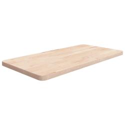 Comptoir de salle de bain 80x40x2,5 cm Bois massif non trait&eacute;