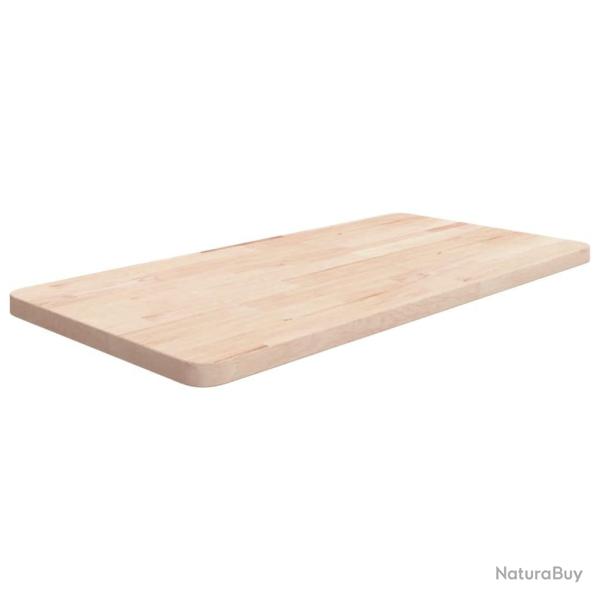 Comptoir de salle de bain 80x40x2,5 cm Bois massif non trait�