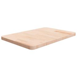 Comptoir de salle de bain 60x40x2,5 cm Bois massif non trait&eacute;