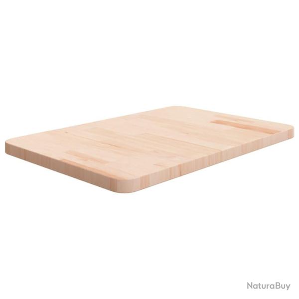 Comptoir de salle de bain 60x40x2,5 cm Bois massif non trait�