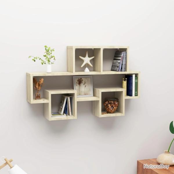 �tag�re murale forme d'auto Ch�ne sonoma Bois d'ing�nierie alsavelo