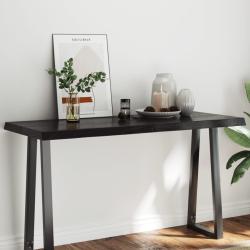 Dessus de table bois massif trait&eacute; bordure assortie alsavelo