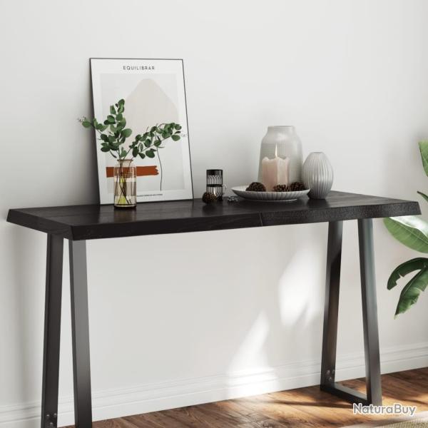 Dessus de table bois massif trait� bordure assortie