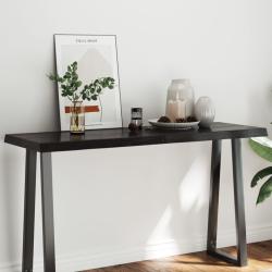 Dessus de table bois massif trait&eacute; bordure assortie alsavelo