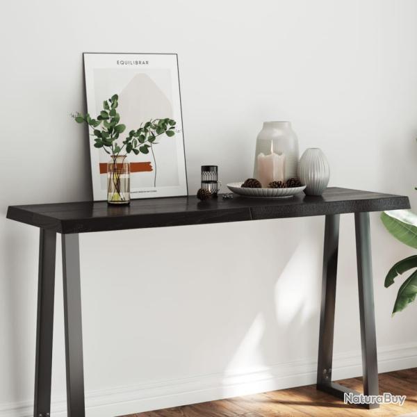 Dessus de table bois massif trait� bordure assortie