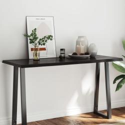 Dessus de table bois massif trait&eacute; bordure assortie alsavelo