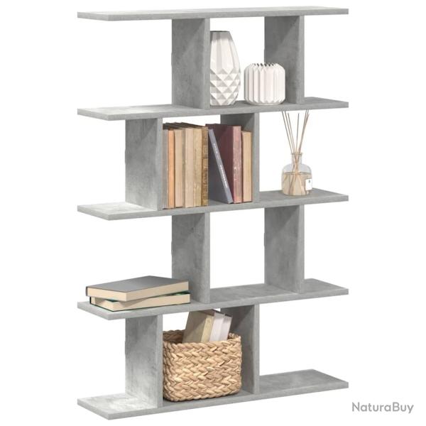 �tag�re cube murale 12 compartiments gris b�ton bois ing�nierie