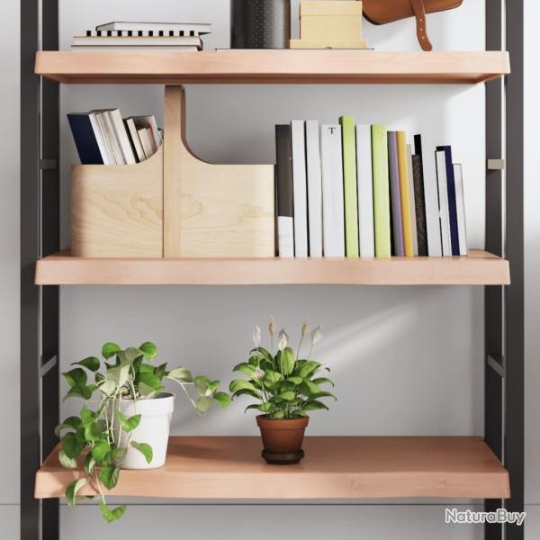 �tag�re murale marron clair bois ch�ne massif trait�