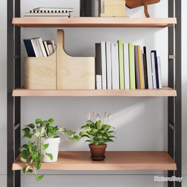 �tag�re murale marron clair bois ch�ne massif trait�