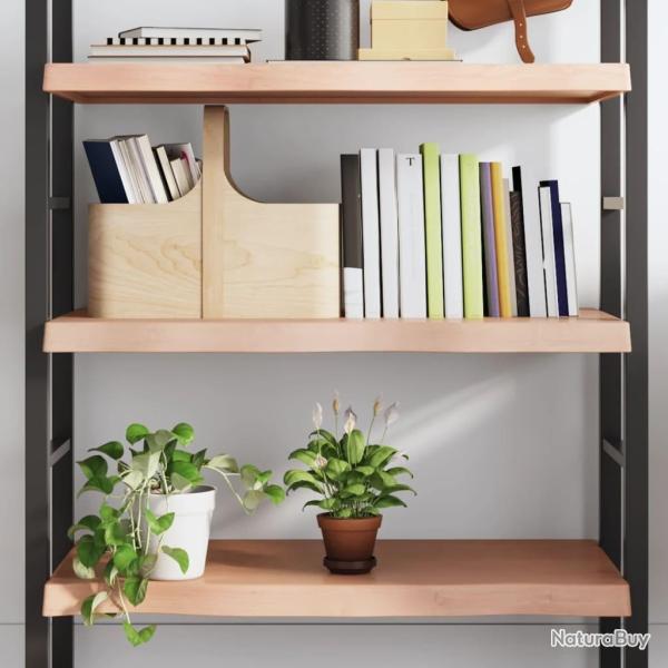 �tag�re murale marron clair bois ch�ne massif trait�