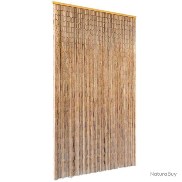 Rideau de porte contre insectes Bambou 120 x 220 cm