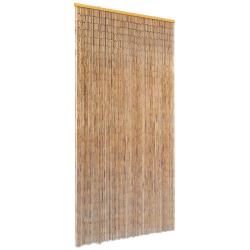 Rideau de porte contre insectes Bambou 90 x 220 cm alsavelo