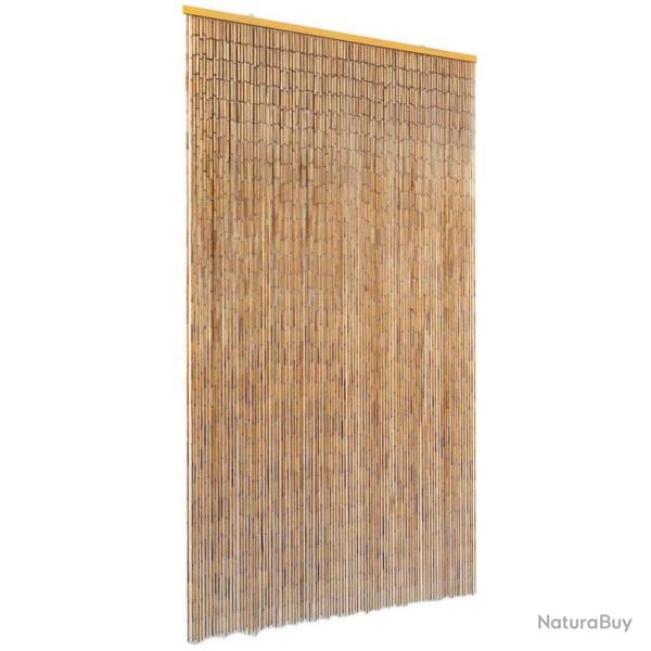 Rideau de porte contre insectes Bambou 100 x 200 cm