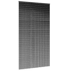 Rideau anti-insectes gris fonc&eacute; 120x220 cm bambou alsavelo