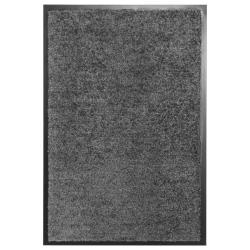 Paillasson lavable Anthracite 40x60 cm alsavelo