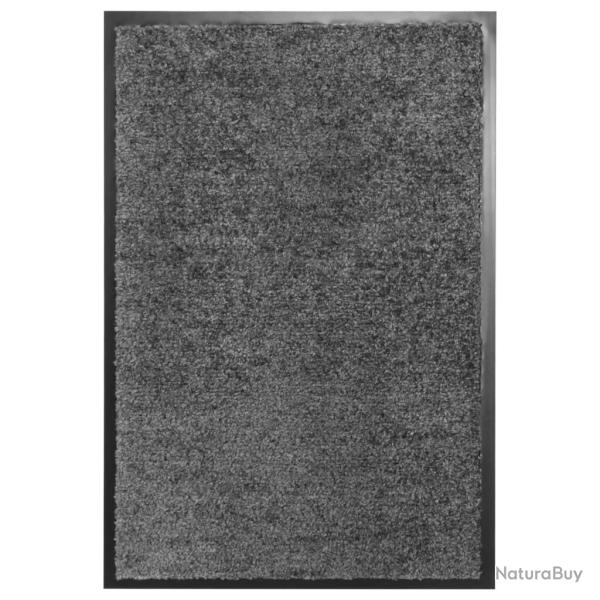 Paillasson lavable Anthracite 40x60 cm