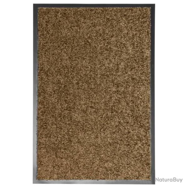 Paillasson lavable Marron 40x60 cm