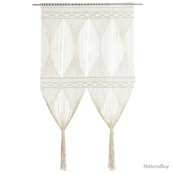 Rideau en macram� 140x240 cm Coton