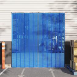 Rideau de porte bleu 200 mmx1,6 mm 25 m PVC alsavelo