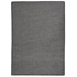 Tapis &agrave; tissage plat d'ext&eacute;rieur 200x280 cm Gris alsavelo
