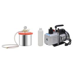 Chambre &agrave; vide avec pompe &agrave; 2 &eacute;tages 7,4 L