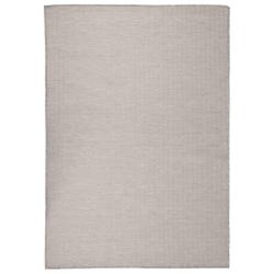 Tapis &agrave; tissage plat d'ext&eacute;rieur 160x230 cm Taupe alsavelo