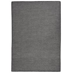 Tapis &agrave; tissage plat d'ext&eacute;rieur 160x230 cm Gris alsavelo