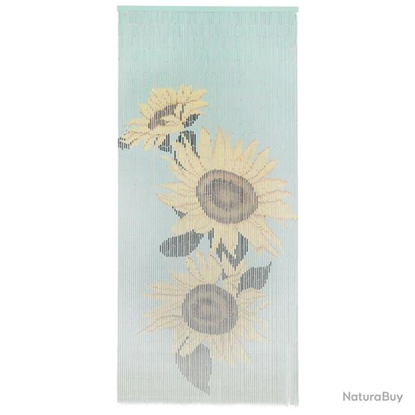 Rideau de porte contre insectes Bambou 90 x 200 cm