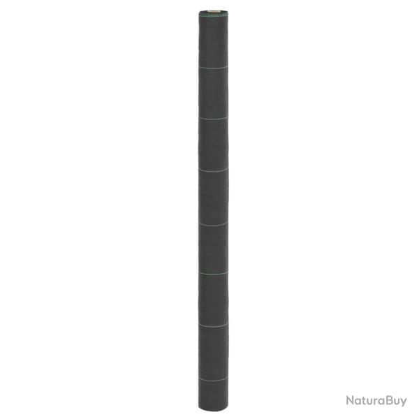 Membrane anti-mauvaises herbes noir 1,5x25 m PP