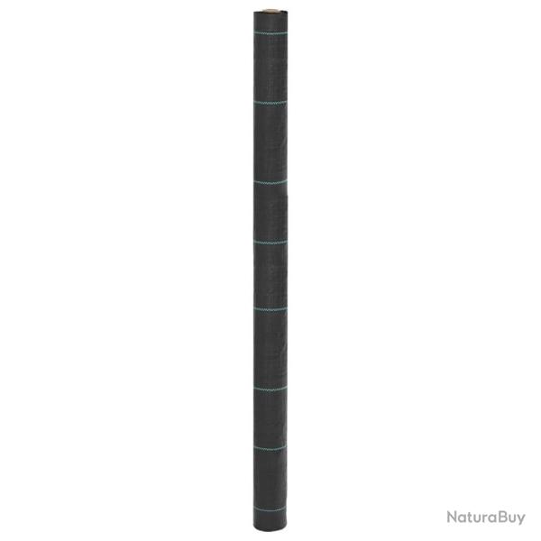 Membrane anti-mauvaises herbes noir 1,5x100 m PP
