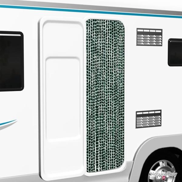 Moustiquaire Vert et blanc 56x185 cm Chenille