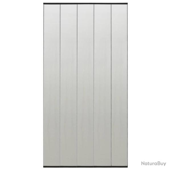 Moustiquaire avec rideau en maille noir 100x220 cm polyester