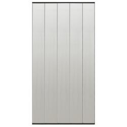 Moustiquaire de porte rideau en maille 5 pcs Noir 120x240 cm alsavelo