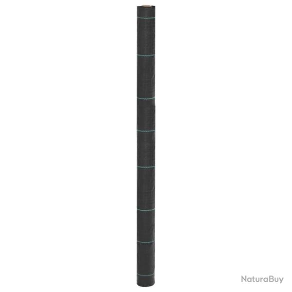 Membrane anti-mauvaises herbes noir 1,5x100 m PP